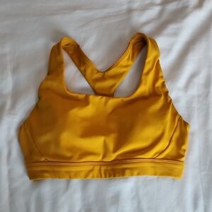 Athleta Women's Yellow Sports Bra